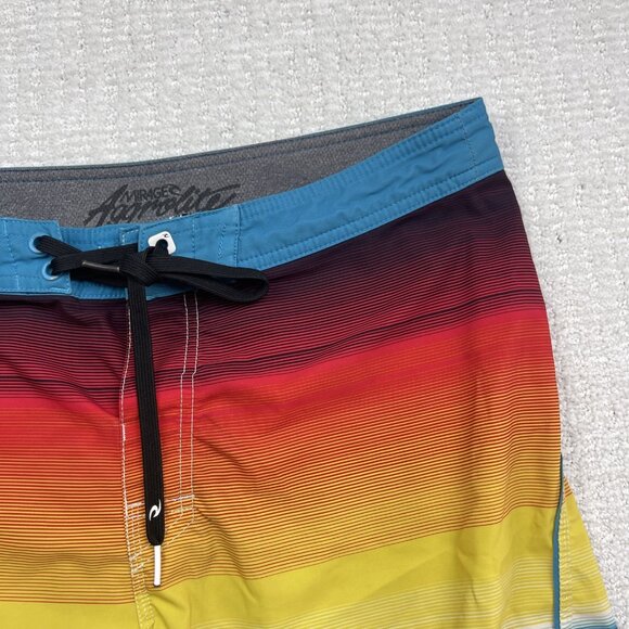 Rip Curl Board Short Swim Trunk Bathing Suit Men Striped Mirage Multicolor Read - Picture 3 of 16